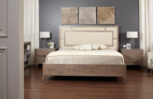 Luxe Panel Bed with Fretwork