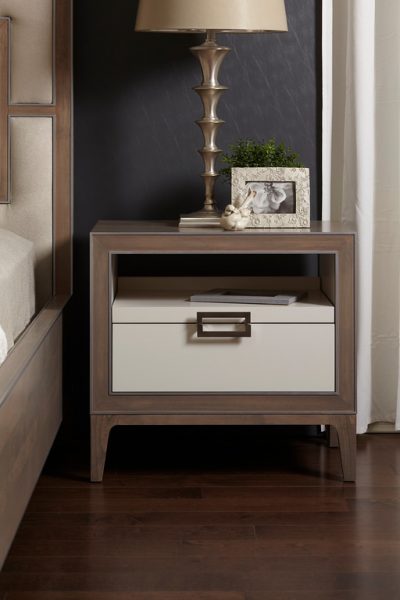 Luxe Night Stand with Pullout Shelf
