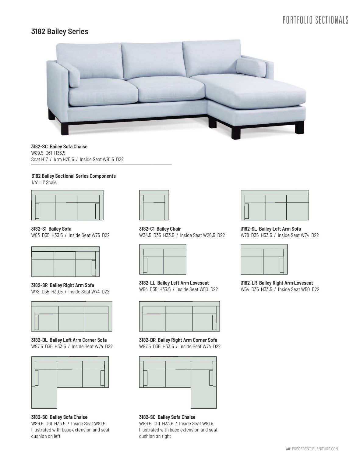 Bailey Sectional Series - SCHOENFELD interiors